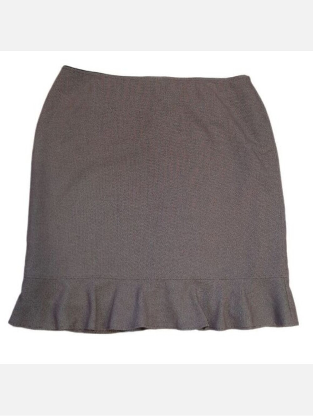 Laura Plus Ruffle Hem Midi Pencil Skirt Office Business Suiting Professional